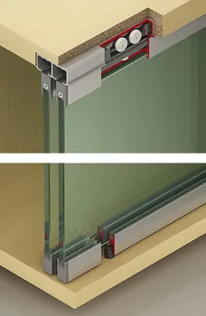 Feronerie pentru uși glisante, EKU Clipo 36 GPPK IF, set