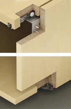 Sistem de uşi glisante, EKU Clipo 16 H VF, set