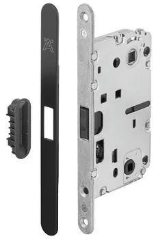 Mag.mort.latchbolt lock WC set black