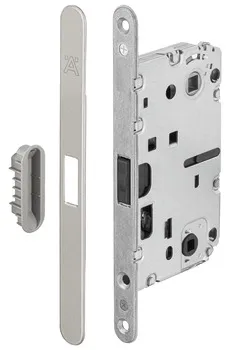 Mag.mort.latchbolt lock WC set ni.matt
