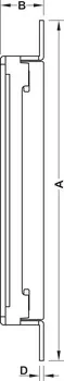 Receptor, pentru balama îngropată ascunsă Simonswerk TECTUS TE 240/340/525/526/540/541/640/645 3D (A