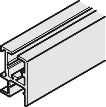 Șină de rulare/ghidare, Simplu, pentru montare cu clemă, 30 x 22 mm (lăţime x înălţime)
