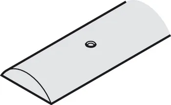 Șină de culisare, pre-găurită, 20 x 6 mm