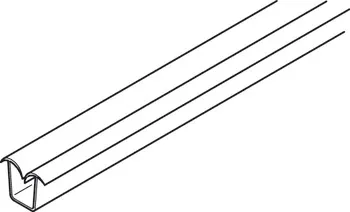 Profil cu clemă, pentru grosimea materialului panoului 5–6,4 mm