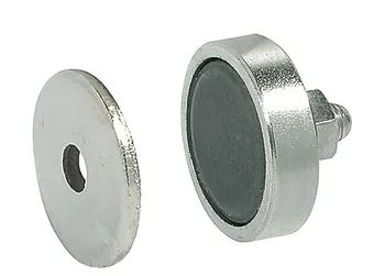 Închizător magnetic, tragere 3,0 kg, filet M5, pentru corpuri din metal