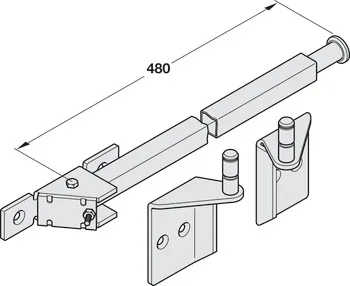 Coordonator uși, SR 390, Dorma
