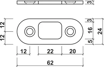 Anti-derailm.bracket stem part