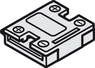 Conector cu bridă, pentru bandă luminoasă cu leduri 8 mm Loox, 12 V
