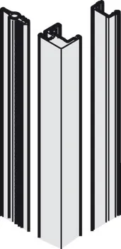 Profil de etanșare vertical, cu silicon