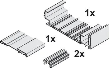 Set șine, Pentru Finetta Flatfront M 50 F FB