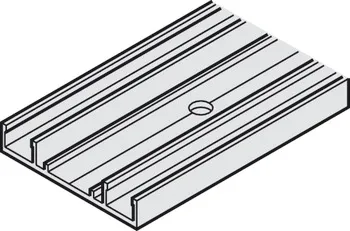 Șină pentru montare, pentru 2 piese, (lăţime x înălțime) 51 x 10 mm