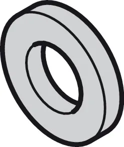 Distanțier, set 5 piese pentru șina de culisare din sistemul Häfele Slido D-Line801 70Y / 100Y