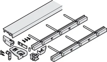Profil de podea, pentru alinierea ușilor în sistemul Hawa Folding Concepta 25