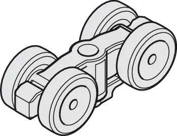 Rotilă de rulare, 4 role