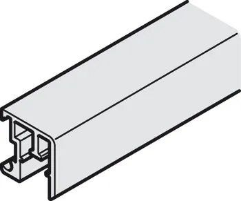 Șine, Pentru montare cu clemă, 20 x 20 mm (lăţime x înălţime)
