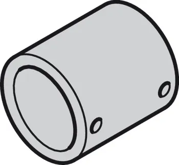 Conector , pentru îmbinarea a două șine de culisare
