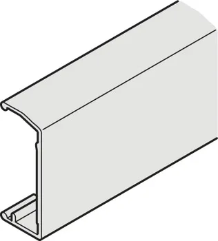 Profil mascare din aluminiu, înălțime 33 mm, fixare clip pe șina de culisare Häfele Slido D-Line11