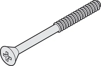 Tijă filetată, Ø 4 mm, pentru mâner tip pârghie Hoppe