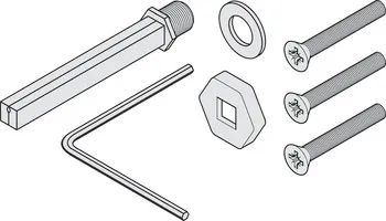 Set pentru montare, Hoppe, cu ax alternativ