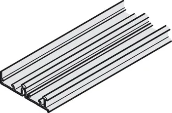 Șină superioară dublă de culisare, simplă, Häfele Slido F-Line32 80 A/B