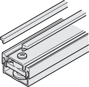 Profil compensare, din aluminiu, ajustare +8 mm, garnitură inclusă