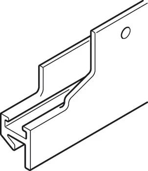 Concepta 3 guide track, bott.l., 839mm