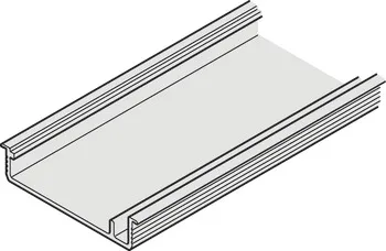 Șină de culisare și ghidare, din aluminiu, pentru sistemul Häfele Slido F-Flush57 06A