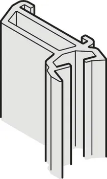 Concepta 3 upright profile, leng.1974 mm