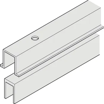 Profil adaptor/de reglare, Pentru element fixat, pregăurit, se poate tăia la dimensiunea dorită