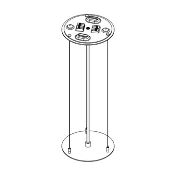 MODULE Q/R PROJECT pend.set 24V/4m/whi.