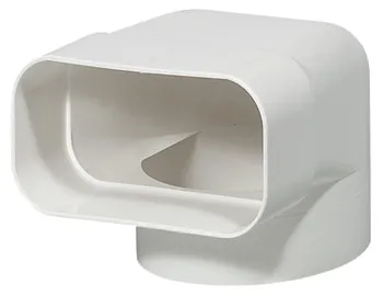 Element de trecere Ⓓ, 125 sistem de tubulatură elastică pentru aerisire, 90°, suport