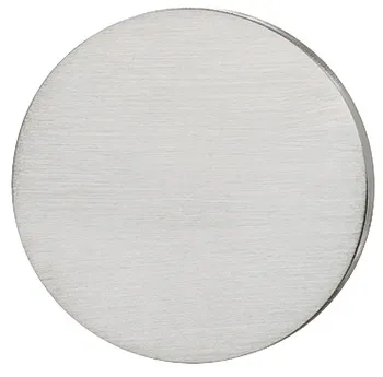 Aplicație, Placă, inox, cu bandă de lipit, rotund
