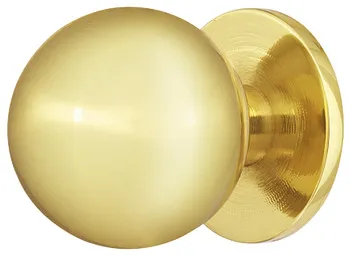 Buton pentru mobilier, Alamă, rotund