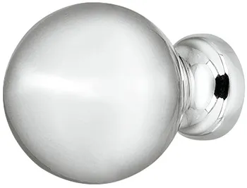 Buton pentru mobilier, Alamă, rotund