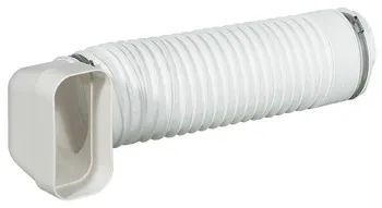 Element de trecere Ⓔ, 125 sistem de tubulatură elastică pentru aerisire, 90°, furtun flexibil