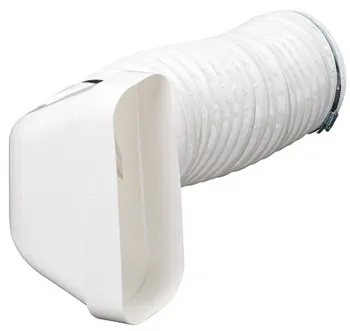 Element de trecere Ⓔ, 150 Euro sistem tubulatură pentru aerisire, moale, 90°, cu furtun flexibil