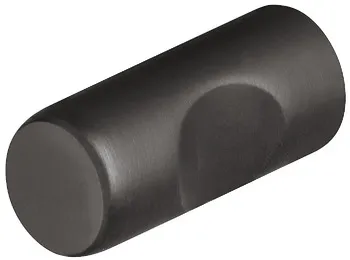 Buton pentru mobilier, inox, cilindric, cu mâner încastrat