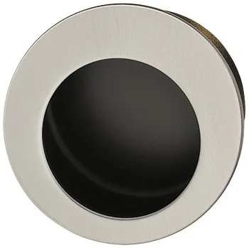 Mâner încastrat, inox, rotund