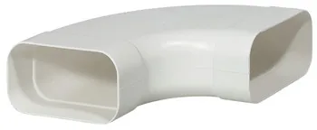 Conector arcuit Ⓕ, 125 sistem de tubulatură elastică pentru aerisire, 90°, orizontal