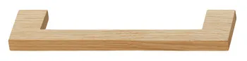 Mâner pentru mobilier, mâner, lemn natur, pătrată
