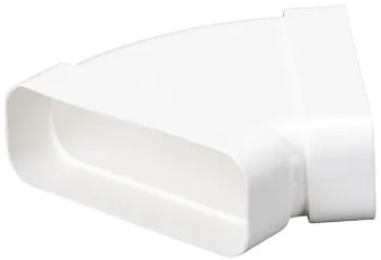 Conector arcuit, 150 Euro sistem de tubulatură elastică pentru aerisire, 45° orizontal