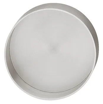 Mâner încastrat, pentru uși glisante, inox, de lipit, rotund