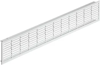 Grilaje de aerisire, aluminiu, bare cu striaţii