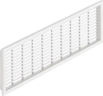 Grile de aerisire, plastic, cu fante, alb sau maro