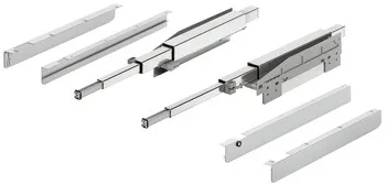 Feronerie pentru masă extensibilă, Kesseböhmer Topflex, cu placă de front rigidă