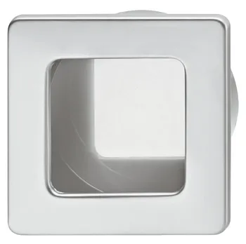 Mâner încastrat, aliaj de zinc, de lipit, pătrată