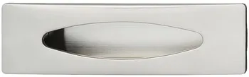 Mâner încastrat, aliaj de zinc, exterior dreptunghiular, interior oval