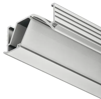 Profil Häfele Loox pentru încastrare, Oblic, Adâncime 14 mm, aluminiu