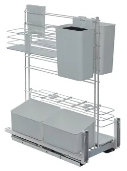 Sistem extractibil Kesseböhmer cookingAGENT cu recipiente din plastic