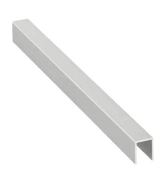 profil U, Aluminiu, pentru o grosime a panoului de 19 mm